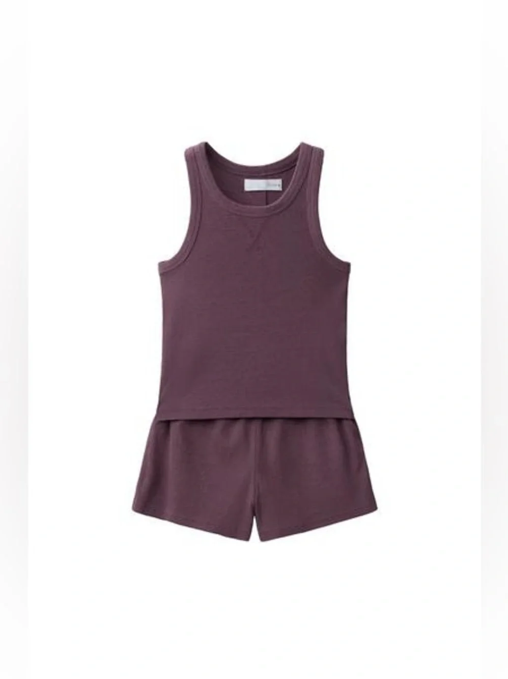 NWT Zara Kids Sleeveless Tank and Shorts Set - Plum